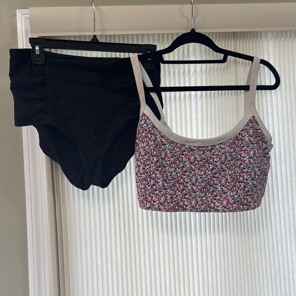 Floral Print Women's Intimate Set